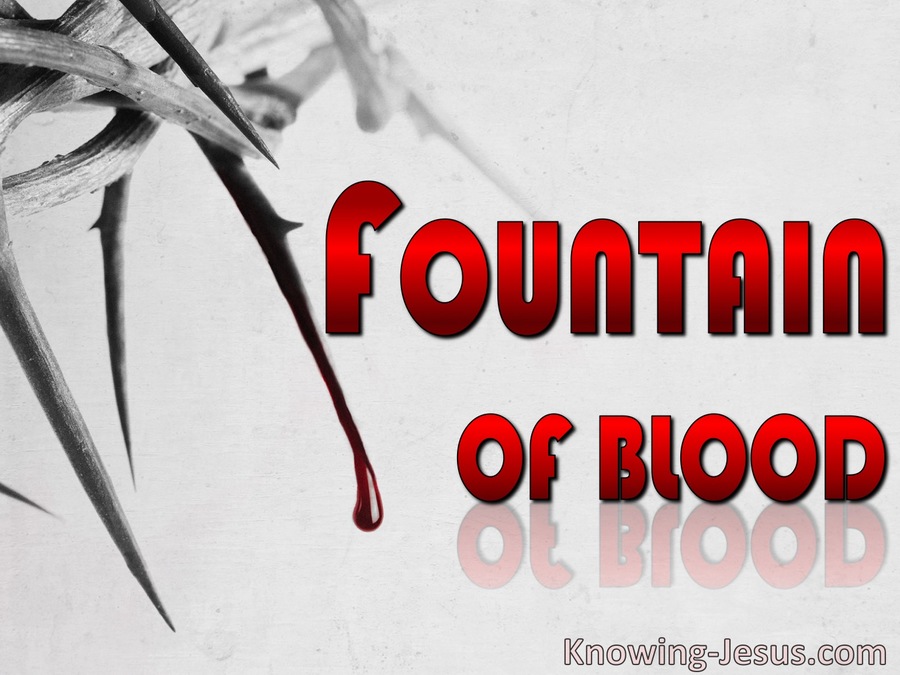 Fountain of Blood (devotional)12-15 (red)